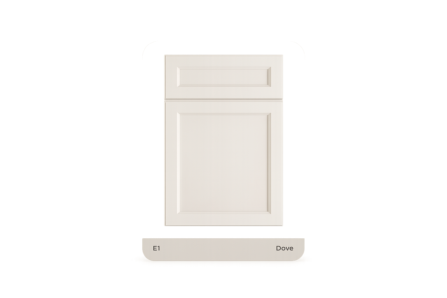 Dove shaker cabinet sample