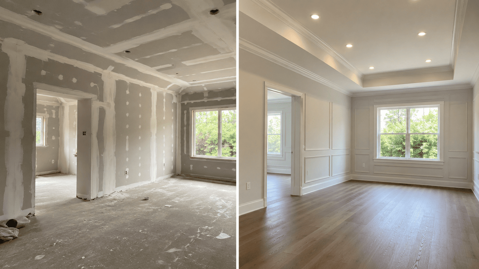 Drywall taping and finishing in progress in Benton Harbor, MI
