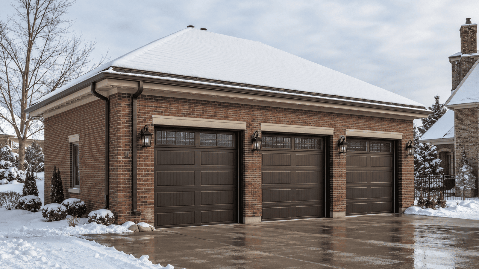 Multi-car garage construction in Benton Harbor, MI