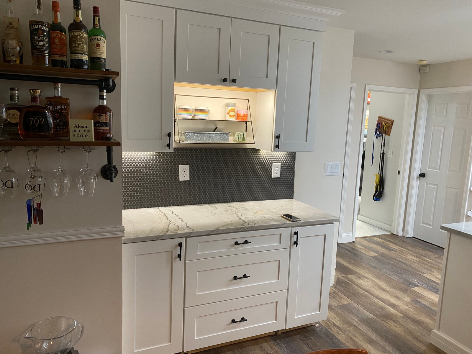 Kitchen tile backsplash detail in Benton Harbor, MI